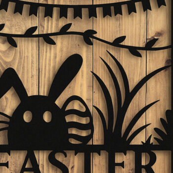 Intra απο ξύλο plywood  Χρώμα wenge 3mm-4mm πάχος - Cricut Πασχαλινή διακόσμηση τοίχου Cut Δίασταση 4x4 cm INTRAFABR-85391268 - Image 1