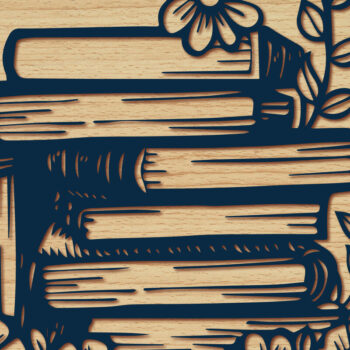 Intra απο ξύλο plywood  Χρώμα wenge 3mm-4mm πάχος - Σετ Cricut Element with Flowers Δίασταση 4x4 cm INTRAFABR-85391126 - Image 6