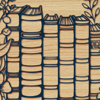 Intra απο ξύλο plywood  Χρώμα wenge 3mm-4mm πάχος - Σετ Cricut Element with Flowers Δίασταση 4x4 cm INTRAFABR-85391126 - Image 7