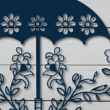 Intra απο ξύλο plywood  Χρώμα wenge 3mm-4mm πάχος - Σετ Cricut Element with Flowers Δίασταση 4x4 cm INTRAFABR-85391126 - Image 16