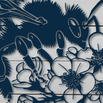 Intra απο ξύλο plywood  Χρώμα wenge 3mm-4mm πάχος - Σετ Cricut Element with Flowers Δίασταση 4x4 cm INTRAFABR-85391126 - Image 17