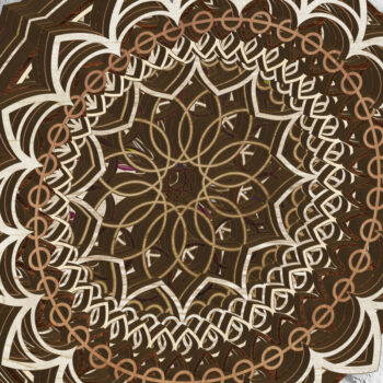 Intra απο ξύλο plywood  Χρώμα wenge 3mm-4mm πάχος - Αρχεία Cricut Αρχεία MANDALA για Cricut Δίασταση 5x12 cm INTRAFABR-83819673 - Image 8