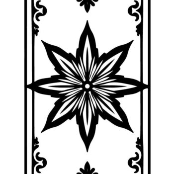 Intra απο ξύλο plywood Χρώμα wenge 3mm-4mm πάχος - Πακέτο Cricut Floral Frame Δίασταση 20x25 cm INTRAFABR-112295309 - Image 4