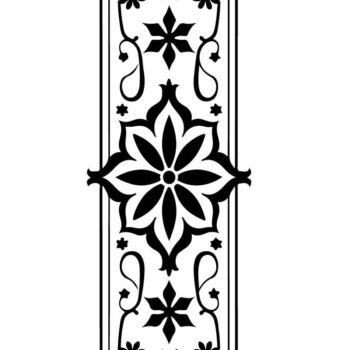 Intra απο ξύλο plywood Χρώμα wenge 3mm-4mm πάχος - Πακέτο Cricut Floral Frame Δίασταση 20x25 cm INTRAFABR-112295309 - Image 6