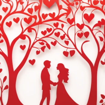 Intra απο ξύλο plywood Χρώμα wenge 3mm-4mm πάχος - Cricut Flower Heart Cut Δίασταση 4x4 cm INTRAFABR-113839036 - Image 1