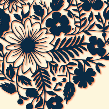 Intra απο ξύλο plywood  Χρώμα wenge 3mm-4mm πάχος - Πακέτο υ Cricut Flower Heart Cut Δίασταση 4x4 cm INTRAFABR-113839078 - Image 2