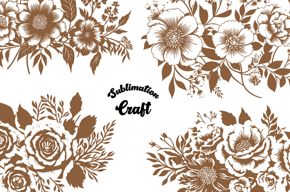 Intra απο ξύλο plywood  Χρώμα wenge 3mm-4mm πάχος - Πακέτο υ Cricut Flowers Cut Δίασταση 30x20 cm INTRAFABR-113838976