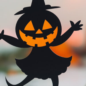 Intra απο ξύλο plywood Χρώμα wenge 3mm-4mm πάχος - Cricut Halloween Χορευτικός Χαρακτήρας Δίασταση 4x4 cm INTRAFABR-24563947