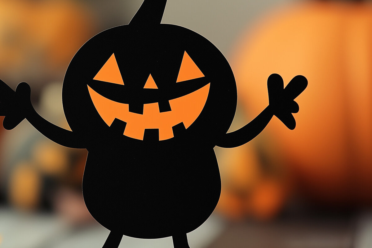 Intra απο ξύλο plywood  Χρώμα wenge 3mm-4mm πάχος - Cricut Halloween Χορευτικός Χαρακτήρας Δίασταση 4x4 cm INTRAFABR-28253251