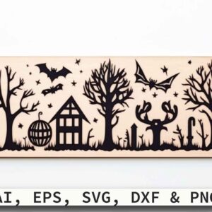 Intra απο ξύλο plywood  Χρώμα wenge 3mm-4mm πάχος - Πακέτο Ξύλινων πινακίδων Cricut Halloween Δίασταση 15x15 cm INTRAFABR-24609526