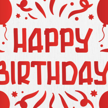 Intra απο ξύλο plywood  Χρώμα wenge 3mm-4mm πάχος - Cricut Happy Birthday Card Bundle 2 Δίασταση 20x20 cm INTRAFABR-105089953 - Image 5