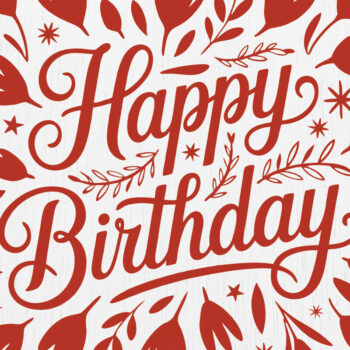 Intra απο ξύλο plywood Χρώμα wenge 3mm-4mm πάχος - Cricut Happy Birthday Card Design 4 Δίασταση 20x20 cm INTRAFABR-119620553 - Image 1