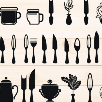 Intra απο ξύλο plywood Χρώμα wenge 3mm-4mm πάχος - Πακέτο Cricut Kitchen Decor MEGA Δίασταση 40x50 cm INTRAFABR-114392483 - Image 2