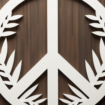 Intra απο ξύλο plywood Χρώμα wenge 3mm-4mm πάχος - Cricut Peace Bundle Δίασταση 30x20 cm INTRAFABR-118744319 - Image 3