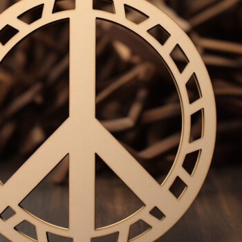 Intra απο ξύλο plywood Χρώμα wenge 3mm-4mm πάχος - Cricut Peace Bundle Δίασταση 30x20 cm INTRAFABR-118744319 - Image 7