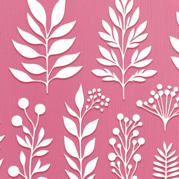 Intra απο ξύλο plywood 3mm-4mm πάχος -  Cricut Natural Shapes Plant  Cut File Δίασταση 40x50 cm INTRAFABR-115693715 - Image 1