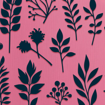 Intra απο ξύλο plywood 3mm-4mm πάχος -  Cricut Natural Shapes Plant  Cut File Δίασταση 40x50 cm INTRAFABR-115694496 - Image 1