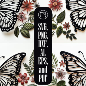 Intra απο ξύλο plywood  Χρώμα wenge 3mm-4mm πάχος - Πακέτο Paper Cut Butterfly Cricut Δίασταση 4x4 cm INTRAFABR-61607138