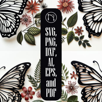 Intra απο ξύλο plywood  Χρώμα wenge 3mm-4mm πάχος - Πακέτο Paper Cut Butterfly Cricut Δίασταση 4x4 cm INTRAFABR-61607138 - Image 1