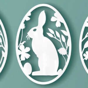 Intra απο ξύλο plywood  Χρώμα wenge 3mm-4mm πάχος - Πασχαλινό Πακέτο Paper Cricut Δίασταση 4x4 cm INTRAFABR-68886347