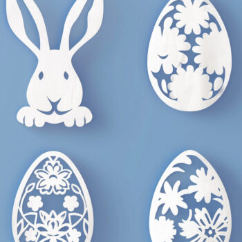 Intra απο ξύλο plywood  Χρώμα wenge 3mm-4mm πάχος - Πασχαλινό Πακέτο Paper Cricut Δίασταση 4x4 cm INTRAFABR-68886341 - Image 1