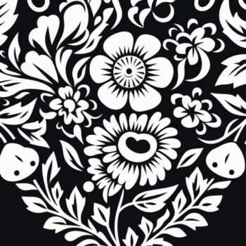 Intra απο ξύλο plywood  Χρώμα wenge 3mm-4mm πάχος - Cricut Paper Cut Floral Heart Δίασταση 4x4 cm INTRAFABR-61608626 - Image 1