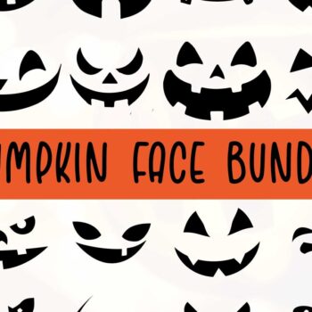 Intra απο ξύλο plywood  Χρώμα wenge 3mm-4mm πάχος - Πακέτο Cricut Pumpkin Face , Δίασταση 15x15 cm INTRAFABR-104016108 - Image 1