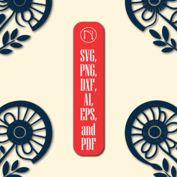 Intra απο ξύλο plywood  Χρώμα wenge 3mm-4mm πάχος - Πακέτο Cricut Valentine Floral Heart Δίασταση 4x4 cm INTRAFABR-100486602 - Image 2