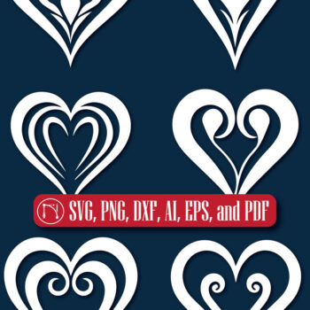 Intra απο ξύλο plywood  Χρώμα wenge 3mm-4mm πάχος - Πακέτο Cricut Valentine Heart Δίασταση 4x4 cm INTRAFABR-42158759 - Image 1