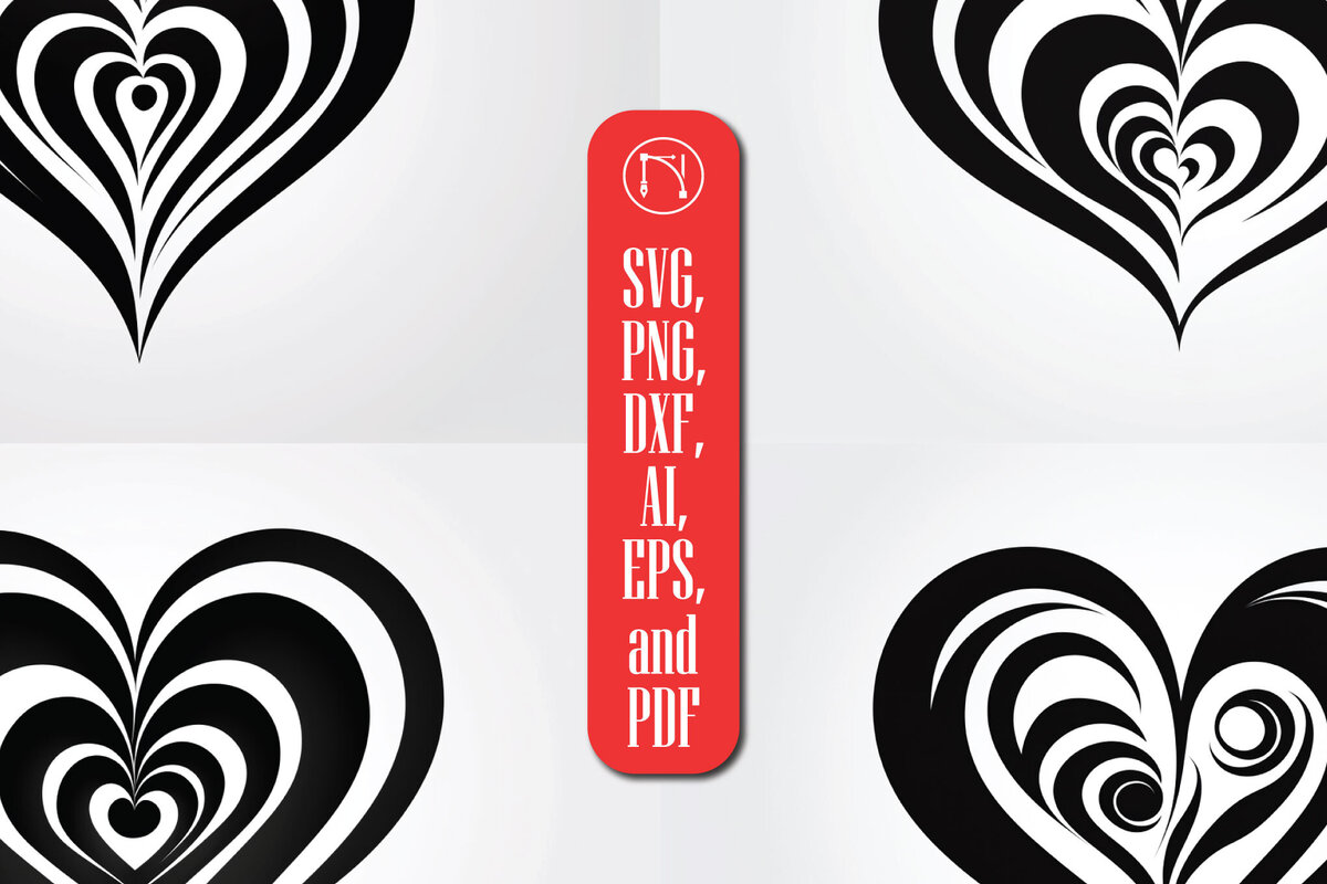 Intra απο ξύλο plywood  Χρώμα wenge 3mm-4mm πάχος - Πακέτο Cricut Valentine Heart Δίασταση 4x4 cm INTRAFABR-62667682