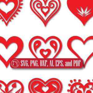 Intra απο ξύλο plywood  Χρώμα wenge 3mm-4mm πάχος - Πακέτο Cricut Valentine Heart Δίασταση 4x4 cm INTRAFABR-117730996