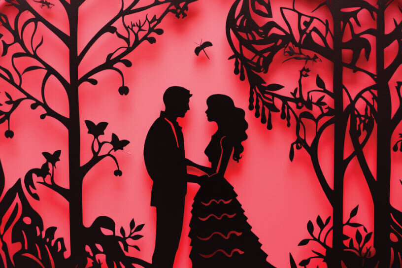 Intra απο ξύλο plywood  Χρώμα wenge 3mm-4mm πάχος - Σχέδια Cricut Valentine Δίασταση 4x4 cm INTRAFABR-112727901