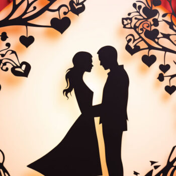 Intra απο ξύλο plywood  Χρώμα wenge 3mm-4mm πάχος - Σχέδια Cricut Valentine Δίασταση 4x4 cm INTRAFABR-106252351 - Image 1