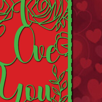 Intra απο ξύλο plywood  Χρώμα wenge 3mm-4mm πάχος - Πακέτο Gift Card Cricut Valentine's Δίασταση 25x25 cm INTRAFABR-119073016 - Image 8