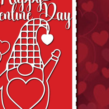 Intra απο ξύλο plywood  Χρώμα wenge 3mm-4mm πάχος - Πακέτο Gift Card Cricut Valentine's Δίασταση 25x25 cm INTRAFABR-119073016 - Image 9