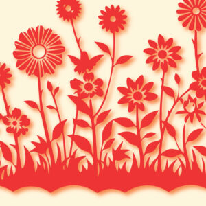 Intra απο ξύλο plywood  Χρώμα wenge 3mm-4mm πάχος - Πακέτο Cricut Wildflower Element Δίασταση 4x4 cm INTRAFABR-94977942