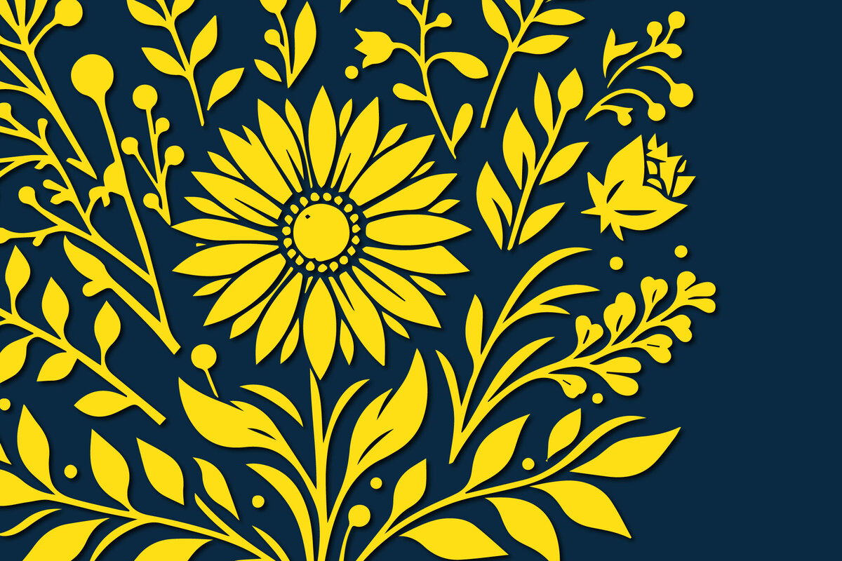 Intra απο ξύλο plywood  Χρώμα wenge 3mm-4mm πάχος - Cricut Wildflower Δίασταση 4x4 cm INTRAFABR-72392046