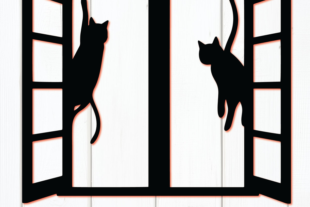 Intra απο ξύλο plywood  Χρώμα wenge 3mm-4mm πάχος - Παράθυρο Cricut με Cat Δίασταση 4x4 cm INTRAFABR-68627177