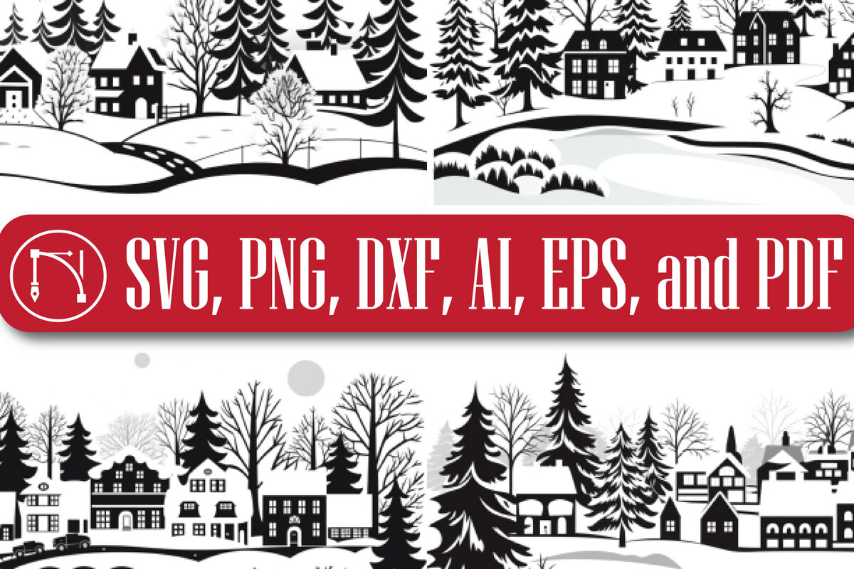 Intra απο ξύλο plywood  Χρώμα wenge 3mm-4mm πάχος - Πακέτο Cricut Winter Wonderland Δίασταση 4x4 cm INTRAFABR-68627184