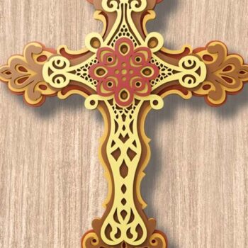 Intra απο ξύλο plywood Χρώμα wenge 3mm-4mm πάχος - Cross 3D Multilayer Files Δίασταση 250x190 cm INTRAFABR-115432309 - Image 2