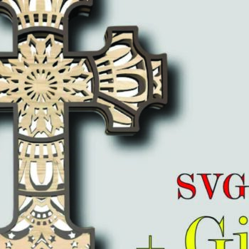 Intra απο ξύλο plywood Χρώμα wenge 3mm-4mm πάχος - Σταυρός Δίασταση 30x20 cm INTRAFABR-115431078 - Image 1