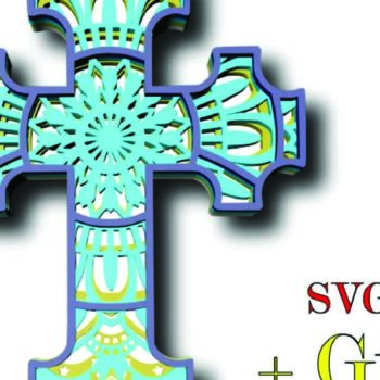 Intra απο ξύλο plywood Χρώμα wenge 3mm-4mm πάχος - Σταυρός Δίασταση 30x20 cm INTRAFABR-115431078 - Image 3