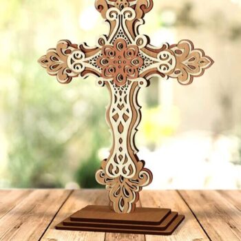 Intra απο ξύλο plywood  Χρώμα wenge 3mm-4mm πάχος - Αρχεία Cross Christian Decor Δίασταση 262x190 cm INTRAFABR-118471502 - Image 2