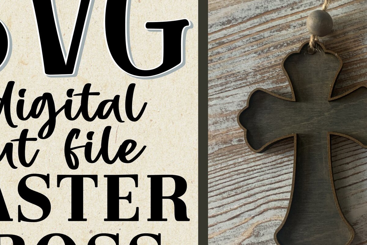 Intra απο ξύλο plywood  Χρώμα wenge 3mm-4mm πάχος - Σταυρός Πασχαλινό καλάθι Κρεμάστρα Cut Δίασταση 30x20 cm INTRAFABR-72732027