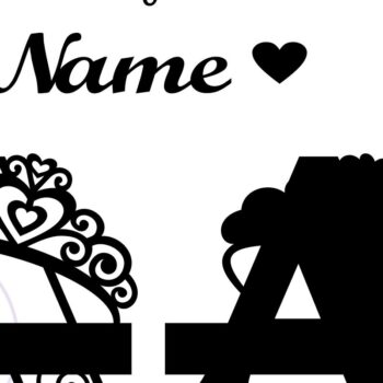 Intra απο ξύλο plywood Χρώμα wenge 3mm-4mm πάχος - Crown Capital Monogram Letter a Δίασταση 30x20 cm INTRAFABR-70929812 - Image 2