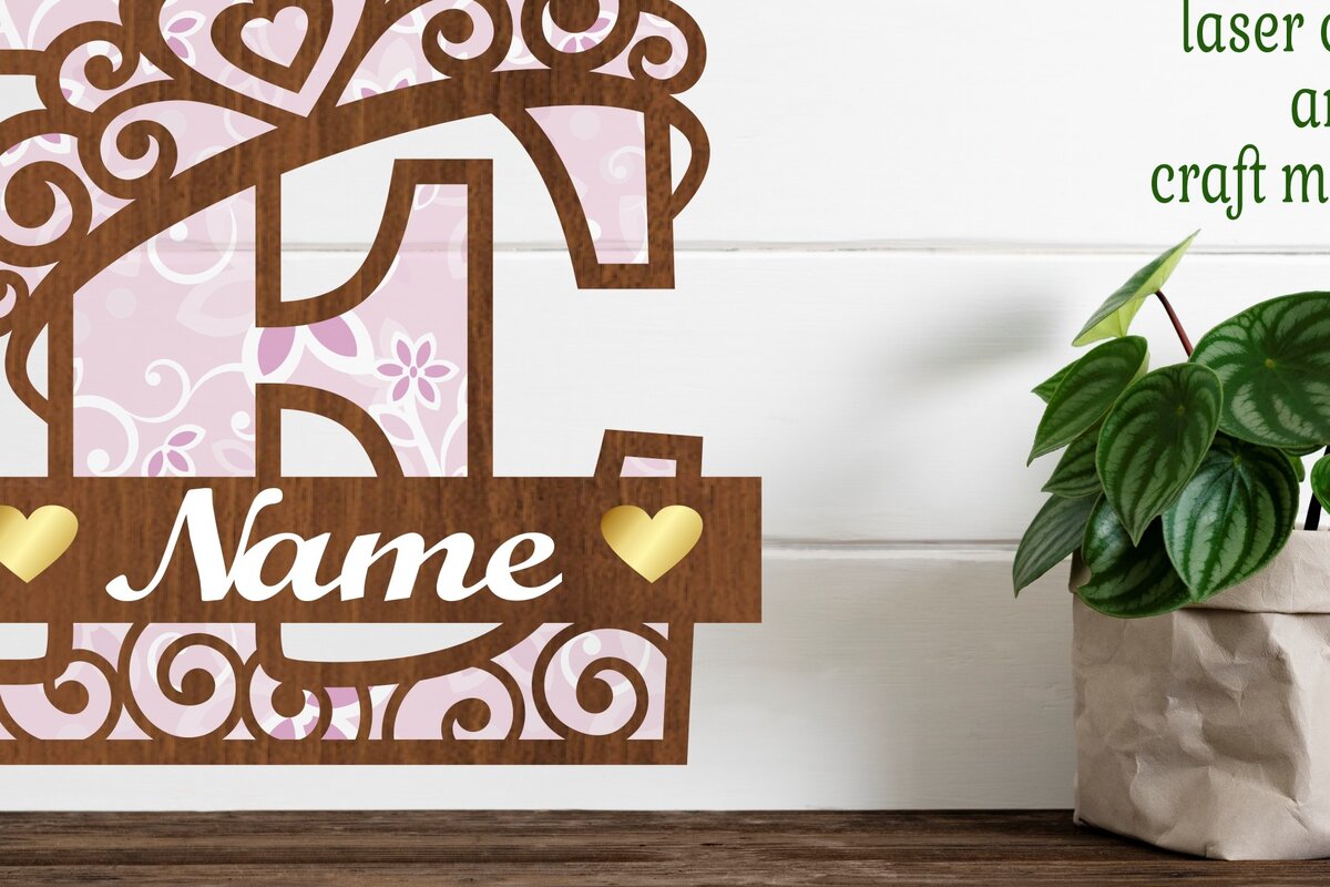 Intra απο ξύλο plywood  Χρώμα wenge 3mm-4mm πάχος - Κορώνα κεφαλαίο μονόγραμμα Γράμμα E Δίασταση 30x20 cm INTRAFABR-70853653