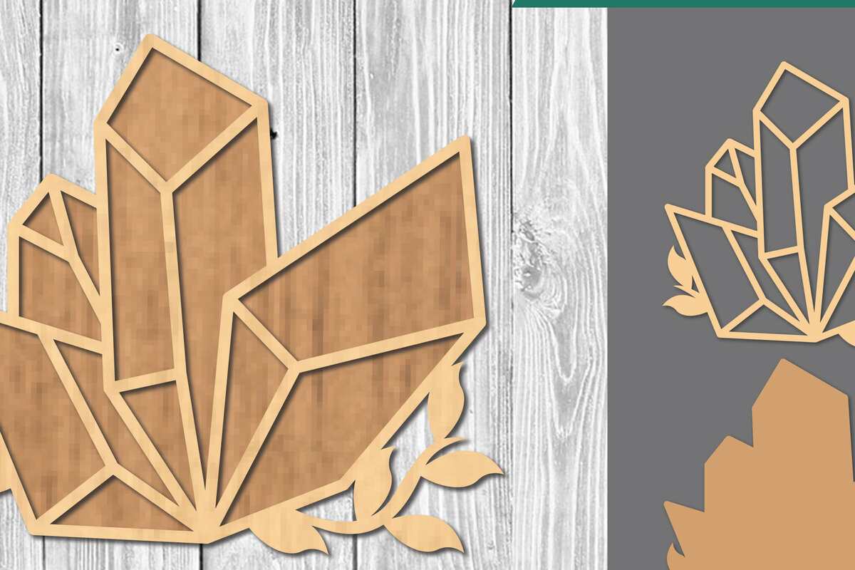 Intra απο ξύλο plywood  Χρώμα wenge 3mm-4mm πάχος - Crystal Decoration Δίασταση 20x20 cm INTRAFABR-122590028