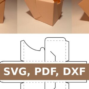 Intra απο ξύλο plywood  Χρώμα wenge 3mm-4mm πάχος - Κουτί κύβου Δίασταση 20x20 cm INTRAFABR-117965524