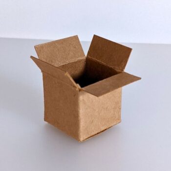 Intra απο ξύλο plywood  Χρώμα wenge 3mm-4mm πάχος - Κουτί κύβου | Μίνι κλιμακωτό κουτί δώρου Δίασταση 1x1 cm INTRAFABR-100380673 - Image 2