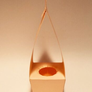 Intra απο ξύλο plywood  Χρώμα wenge 3mm-4mm πάχος - Τσάντα Κυπέλλου Δίασταση 20x20 cm INTRAFABR-112160255 - Image 4